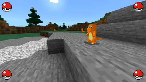 Скриншот 1 — Mod Pokecraft for MCPE