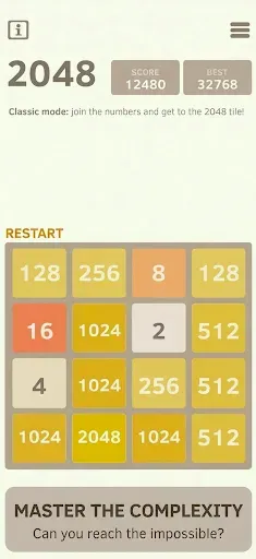 Скриншот 6 — 2048 Number Puzzle game