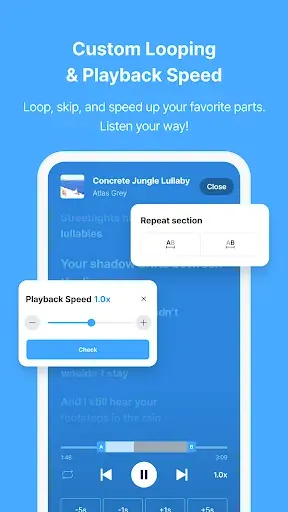 Скриншот 5 — ALSong - Lyrics & Music Player
