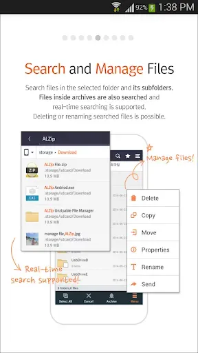 Скриншот 4 — ALZip – File Manager & Unzip