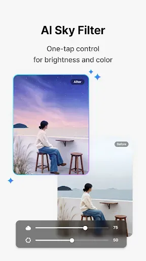 Скриншот 6 — PICNIC-AI Photo & Sky Filters