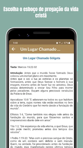 Скриншот 4 — Esboços de Pregações