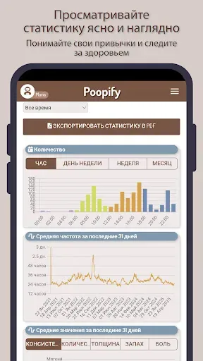 Скриншот 6 — Poopify — трекер стула