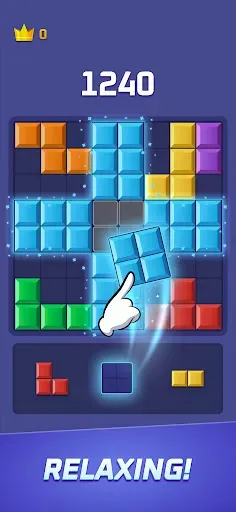 Скриншот 1 — Block Crack Smart Puzzle Game