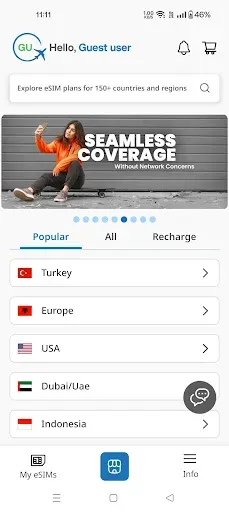 Скриншот 6 — eTravelsim - Travel eSim