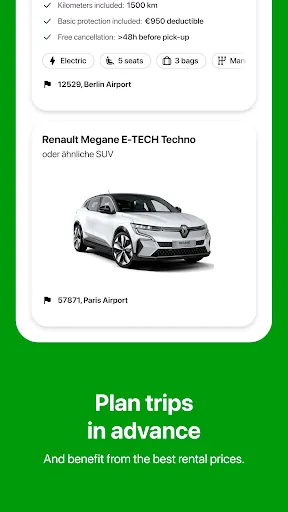 Скриншот 3 — Europcar Mobility App