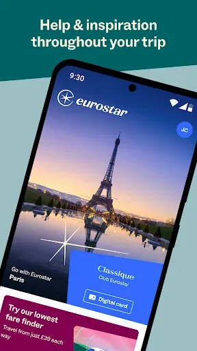 Скриншот 2 — Eurostar: Train travel & Hotel