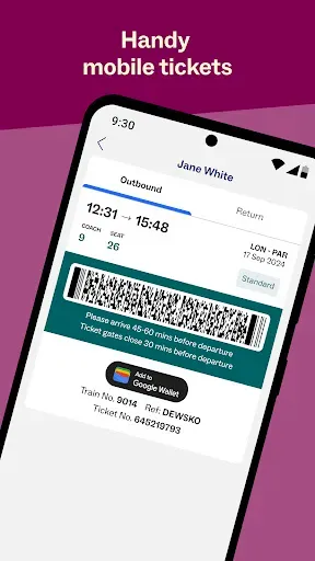 Скриншот 6 — Eurostar: Train travel & Hotel
