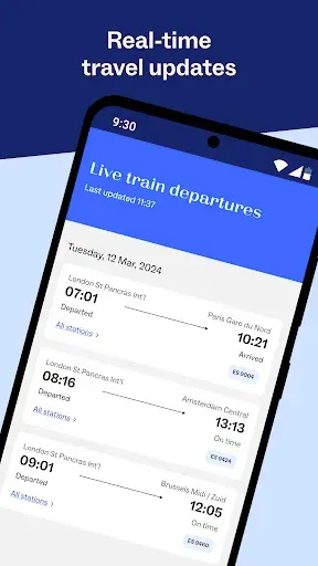 Скриншот 7 — Eurostar: Train travel & Hotel