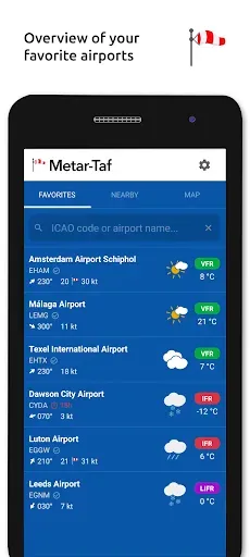Скриншот 3 — Metar-Taf - Visual decoder