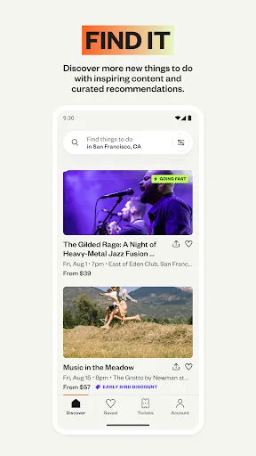Скриншот 1 — Eventbrite App