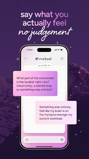 Скриншот 2 — everkind: wellness journal app