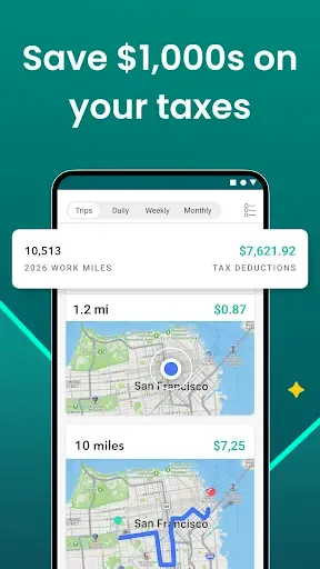 Скриншот 3 — Everlance: Mileage Tracker