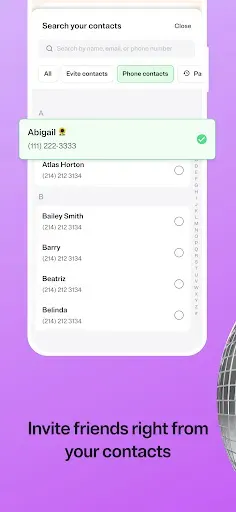 Скриншот 4 — Evite: Email & SMS Invitations