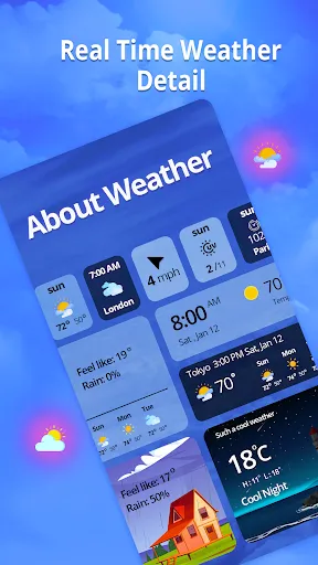 Скриншот 1 — Weather- Live Weather Forecast