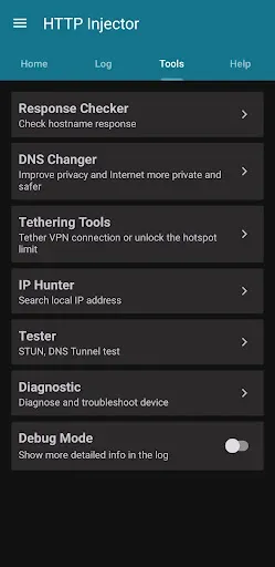 Скриншот 5 — HTTP Injector (SSH/V2ray) VPN