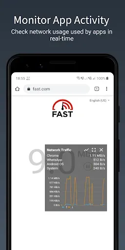 Скриншот 3 — Network Speed - Speed Meter
