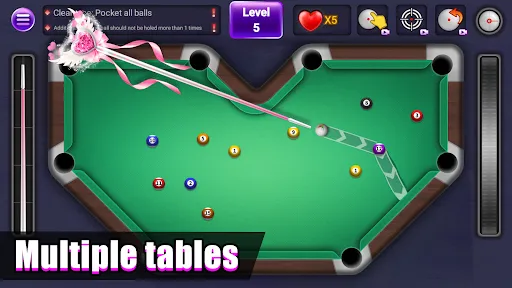 Скриншот 1 — Super Billiards Real 8 Ball