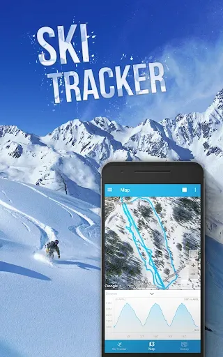 Скриншот 1 — Ski Tracker Oтслеживание лыжи