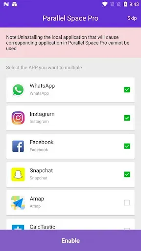 Скриншот 3 — Parallel App Assist