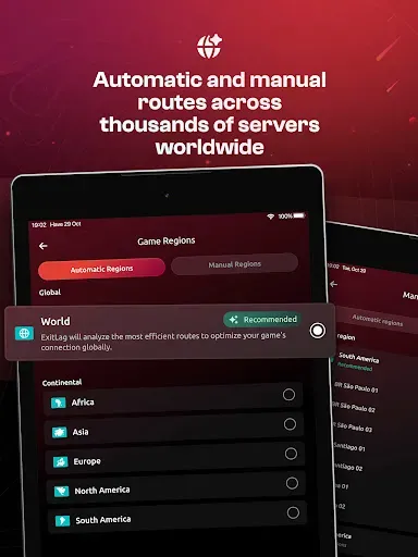 Скриншот 8 — ExitLag: Fix Ping Mobile & Lag