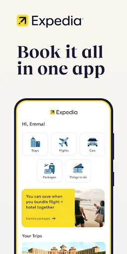 Скриншот 1 — Expedia: Travel, Hotel, Flight