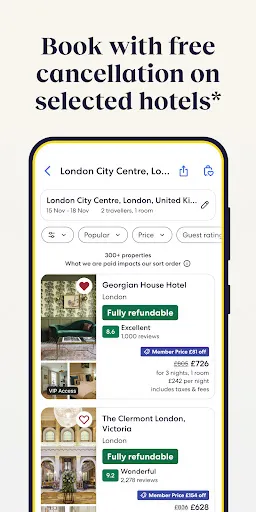 Скриншот 5 — Expedia: Travel, Hotel, Flight