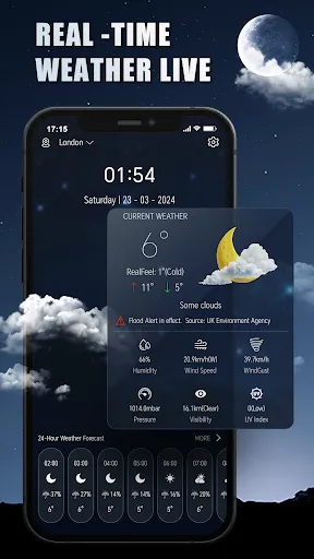 Скриншот 1 — Weather Forecast Professor