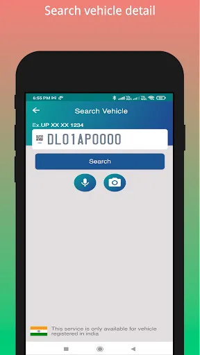 Скриншот 1 — Challan Info - Vahan Info