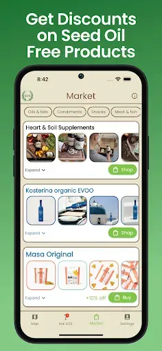 Скриншот 6 — Seed Oil Scout: Healthy Dining