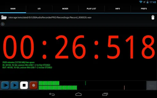 Скриншот 8 — USB Audio Recorder PRO