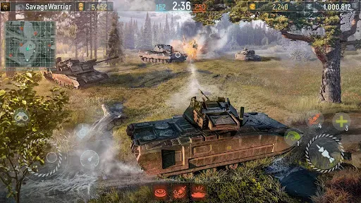 Скриншот 6 — Modern Tanks・Экшен PvP Шутер