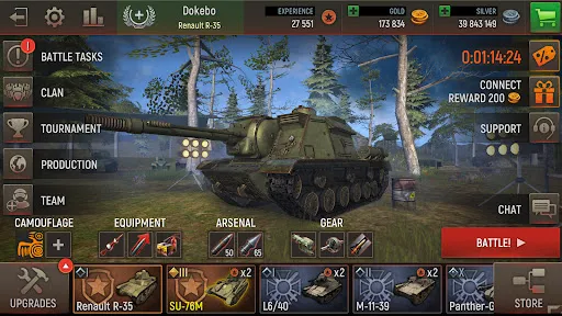 Скриншот 6 — Battle Tanks: Танки Онлайн PvP