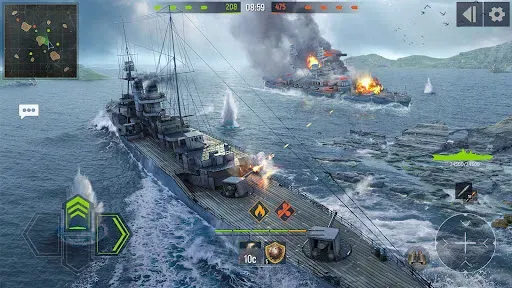 Скриншот 1 — Navy War・Игра военные корабли