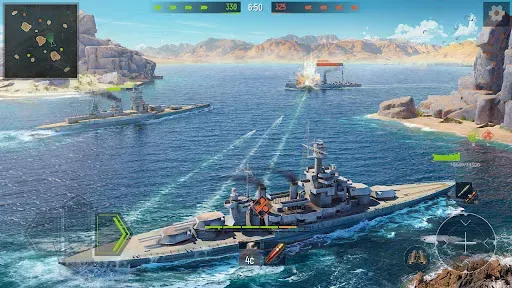 Скриншот 3 — Navy War・Игра военные корабли