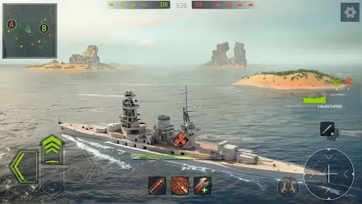 Скриншот 4 — Navy War・Игра военные корабли