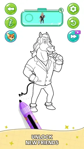 Скриншот 5 — Coloring Idolfighting