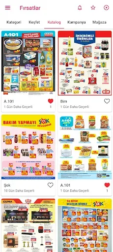 Скриншот 1 — Aktüel Ürünler - A101 Bim Şok