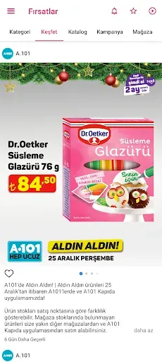 Скриншот 3 — Aktüel Ürünler - A101 Bim Şok