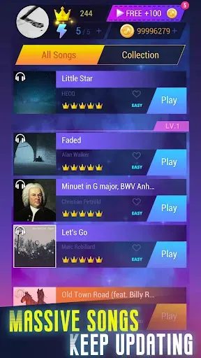 Скриншот 1 — Tap Music 3D