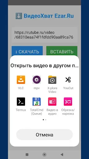 Скриншот 7 — Скачать видео из RuTube и VK