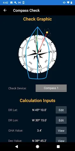 Скриншот 8 — EZ Celestial Navigation