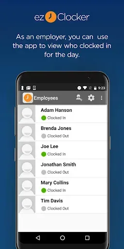 Скриншот 2 — ezClocker: Employee Time Track