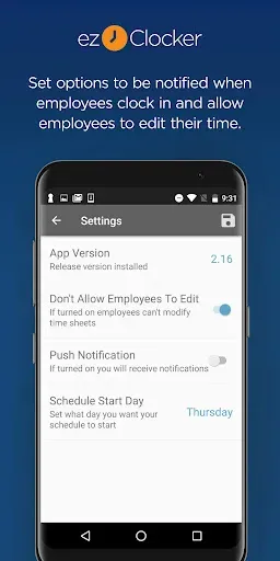 Скриншот 7 — ezClocker: Employee Time Track