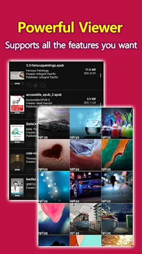 Скриншот 1 — EasyViewer-PDF,epub,heic,Tiff