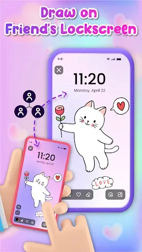 Скриншот 2 — Lockscreen Drawing