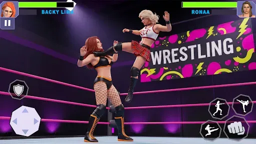 Скриншот 3 — Bad Girls Wrestling Game