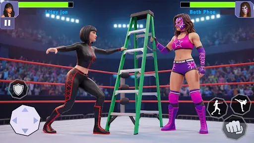 Скриншот 6 — Bad Girls Wrestling Game