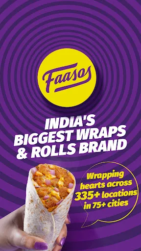 Скриншот 1 — Faasos - Order Wraps & Rolls