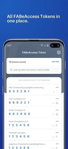 Скриншот 3 — FABeAccess Token App